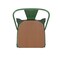 Flash Furniture Green Metal Stack Chair with Teak Poly Resin Seat CH-31230-GN-PL1T-GG - alternate 3